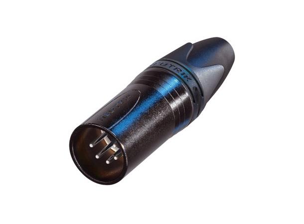 Neutrik XLR 5-pin Han Lodding XLR 5-pin Plugg Han Sort 